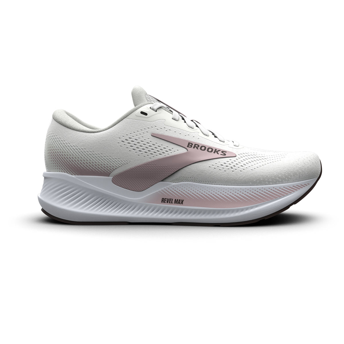 Brooks Women's Revel Max 2 White/Violet/CoffeeBean