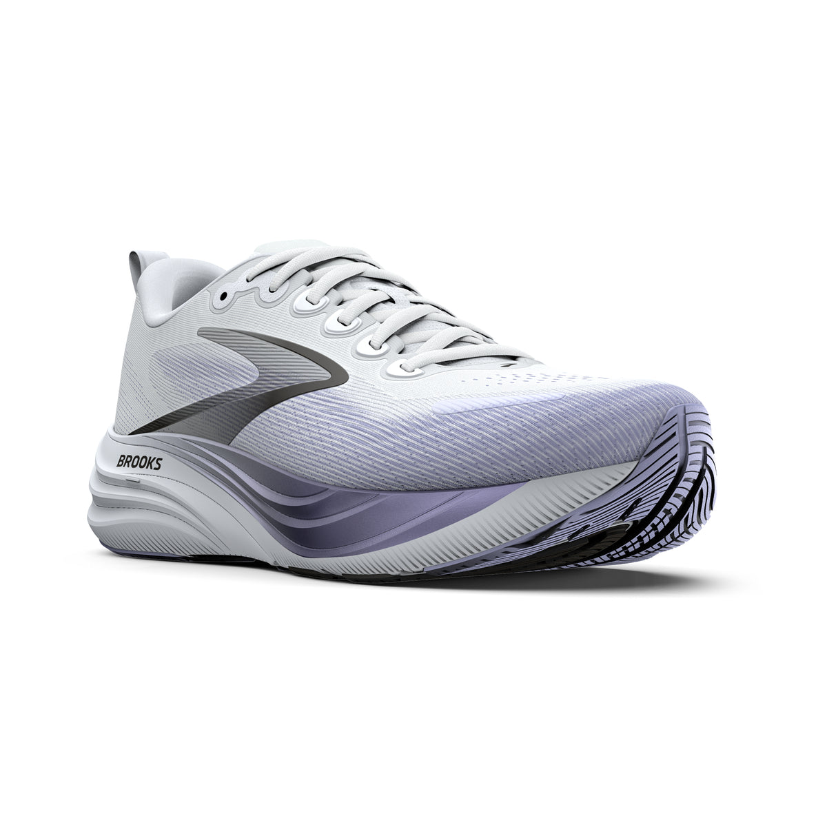 Brooks Women's Ghost 19 White/Lavender/Metallic