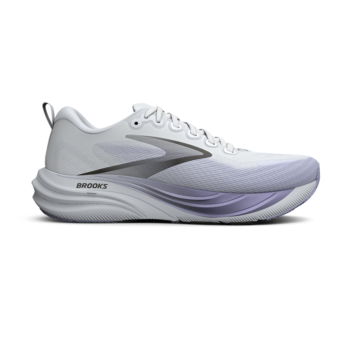 Brooks Women's Ghost 19 White/Lavender/Metallic