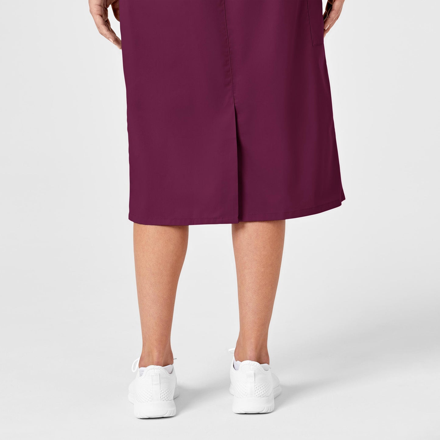 WonderWORK 701 Pull On Cargo Skirt Wine Model Image Alternate | Wink