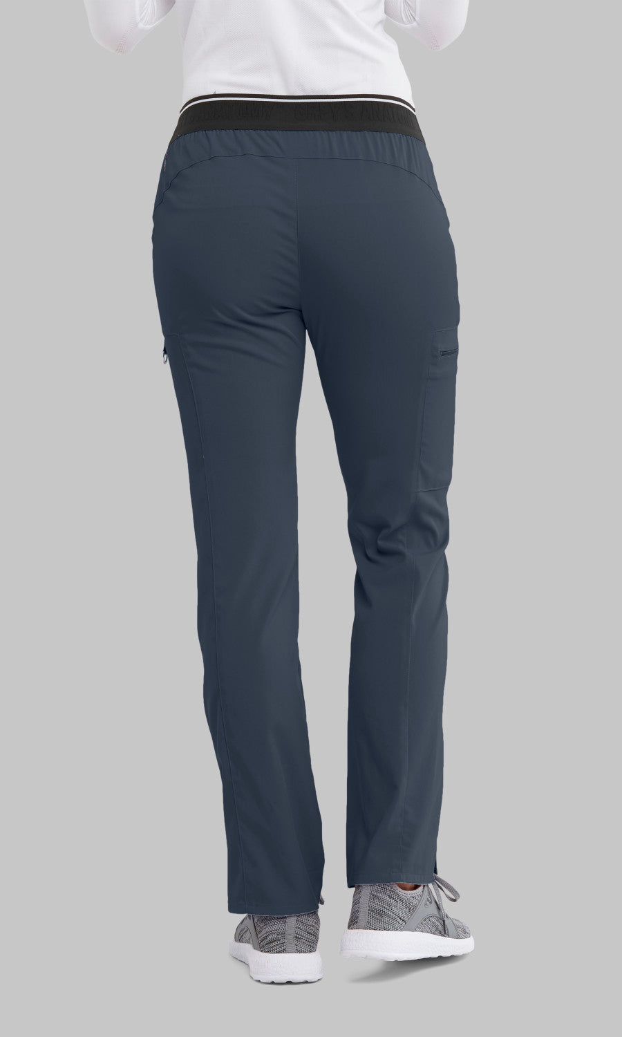 Grey's Anatomy Stretch GRSP500 Kim Scrub Pants Steel