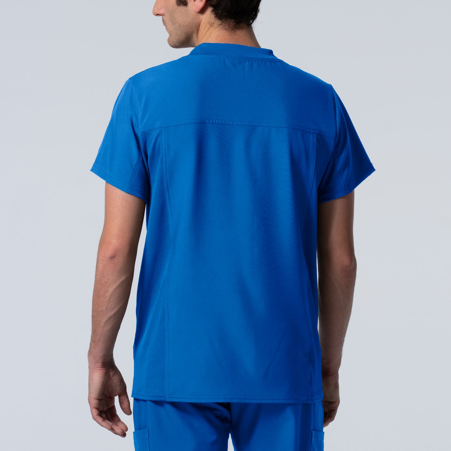 Forward LT111 Men's 2 Pocket V Neck Scrub Top Royal Image