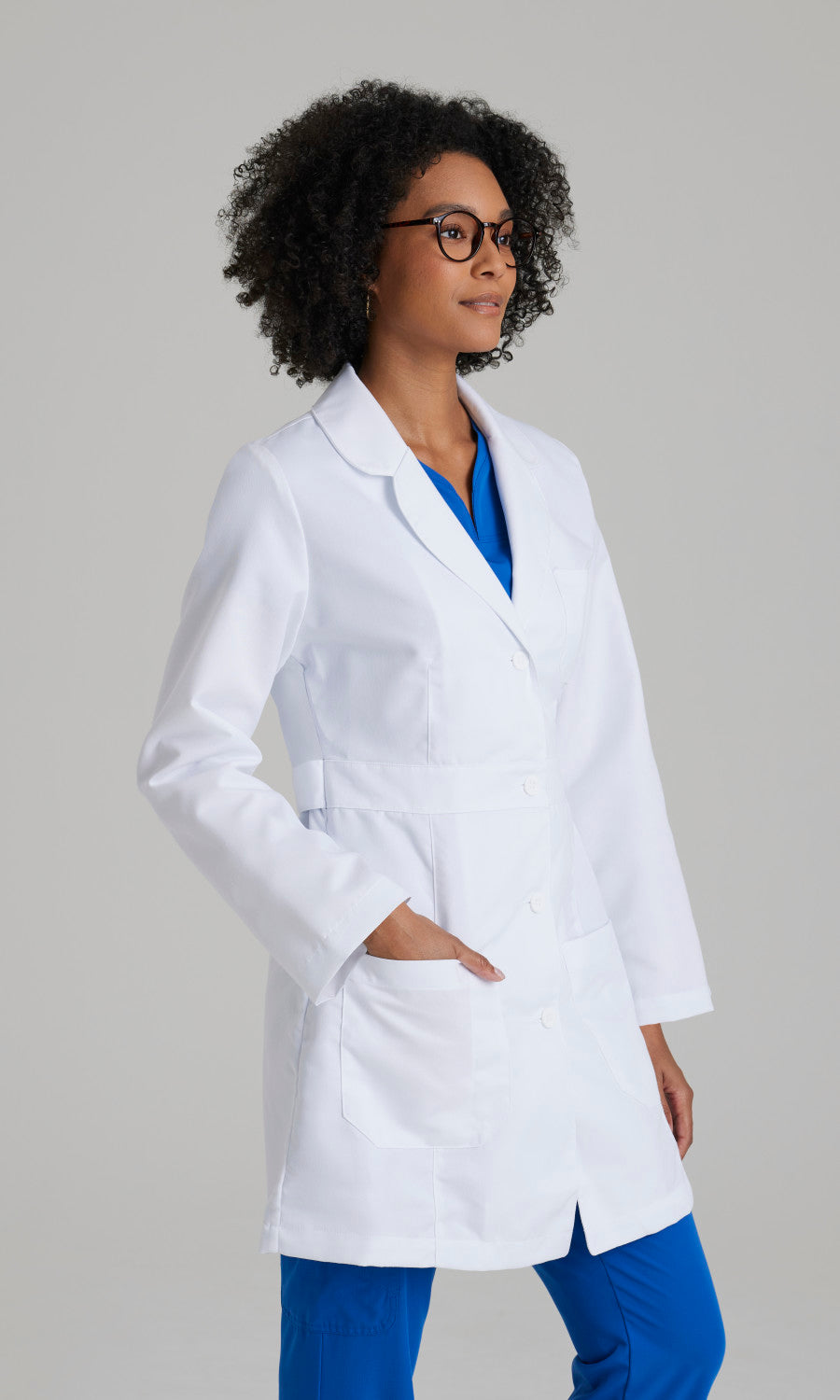 Grey's Anatomy 4481 Lily Lab Coat White