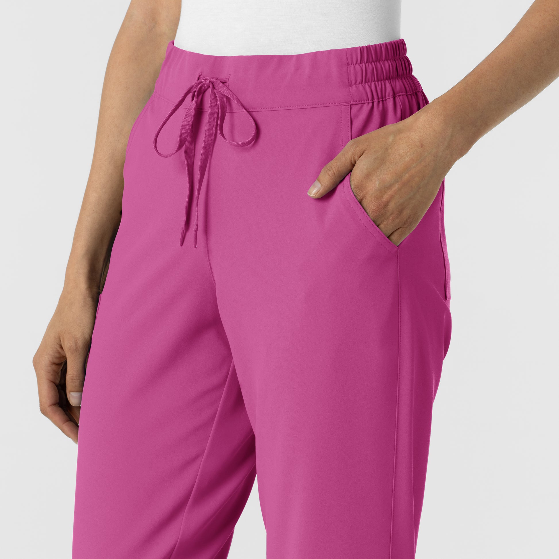 RENEW 5934 Jogger Scrub Pants Raspberry Model Image Alternate | Wink