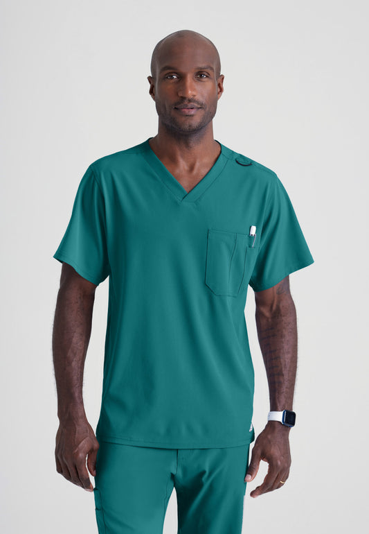 Skechers SK0112 Structure Scrub Top Teal