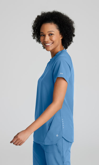 Barco One BOT216 Flux Scrub Top Ciel Blue