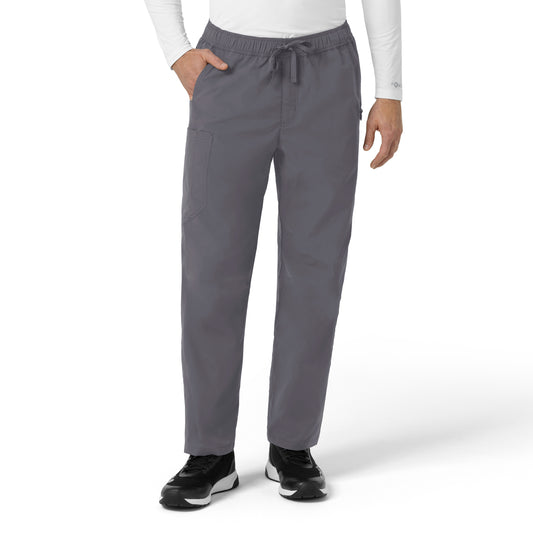 Rugged Flex C56239 Men's Ripstop Straight Leg Cargo Scrub Pants Pewter