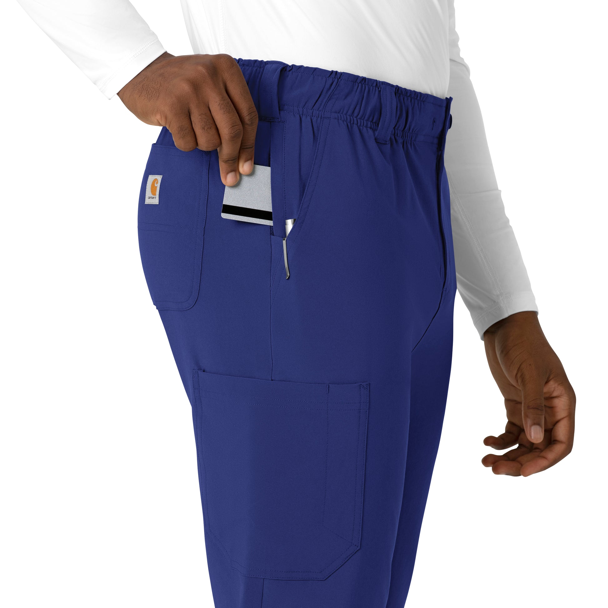 Force Cross-Flex C56410 Men's Straight Leg Scrub Pants Galaxy Blue