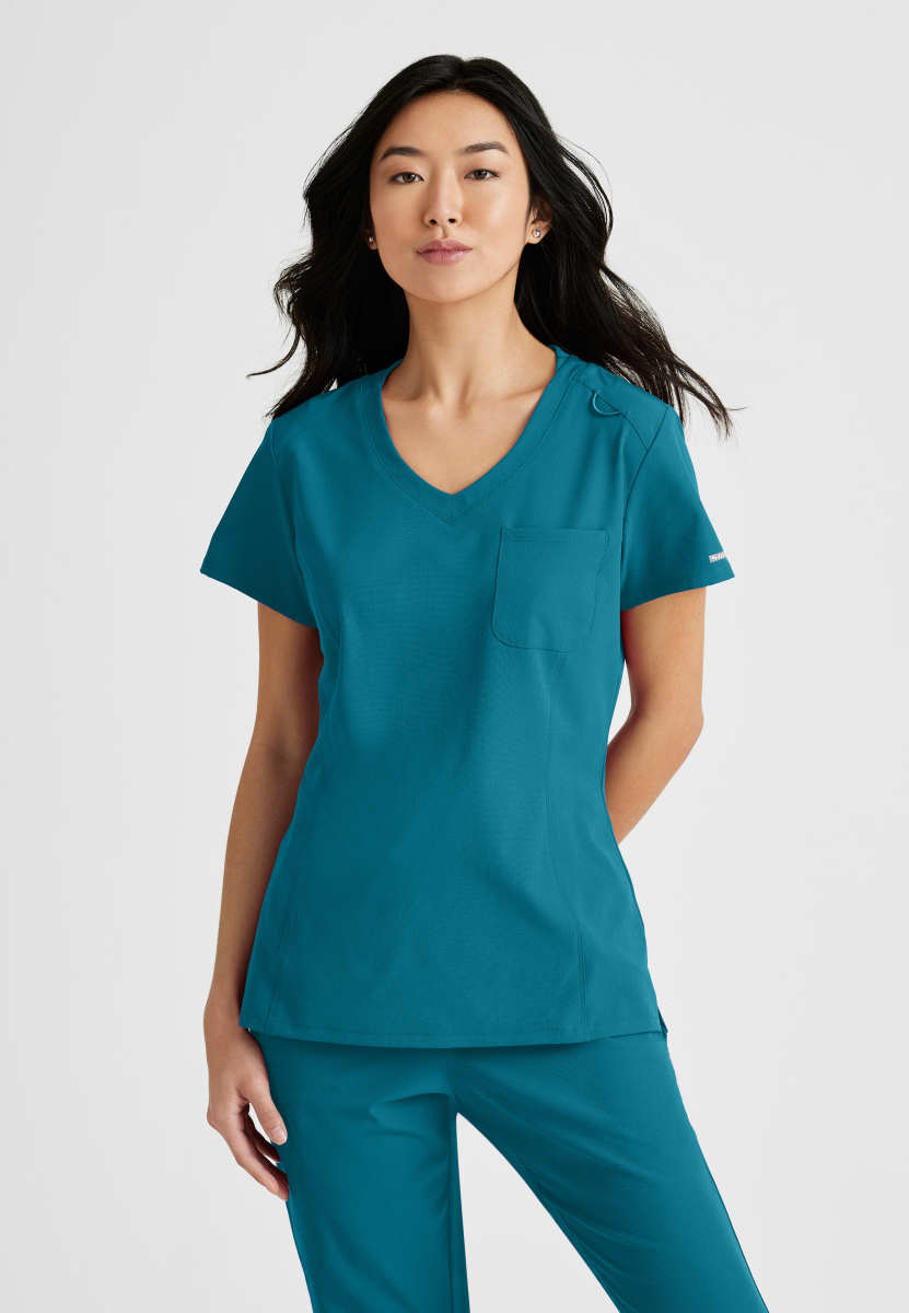 Skechers SKT147 Dignity Scrub Top Bahama