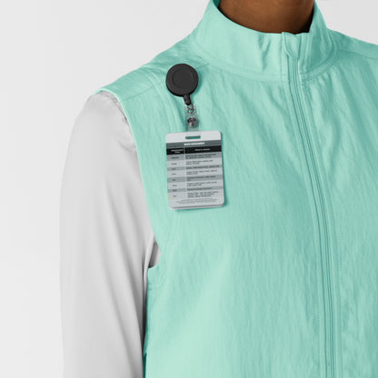 Layers 8214 Women's Everything Everywhere Scrub Vest Aruba Blue