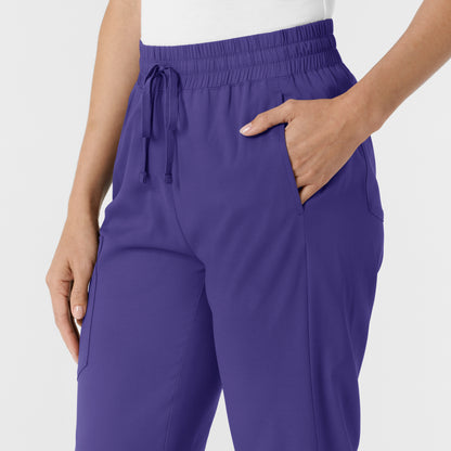 Boundless 5251 Bootcut Scrub Pants Grape Model Image Alternate | Wink