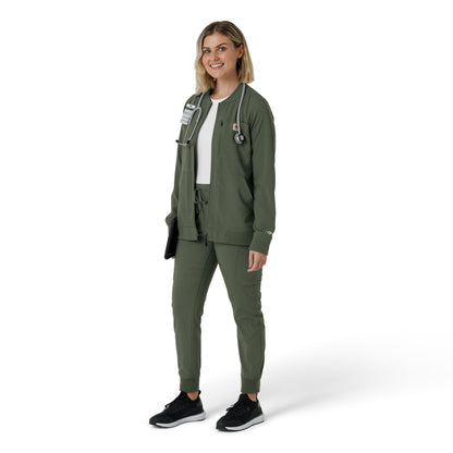 Force Cross-Flex C82410 Women's Lightweight Scrub Jacket Olive