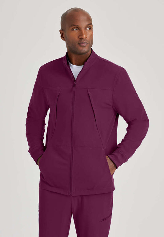 Barco Unify BUW881 Rally Scrub Jacket Wine