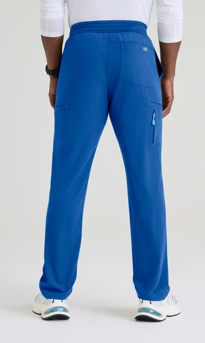 Skechers SKP736 Men's Merit Pant in New Royal by Barco Model Image Back