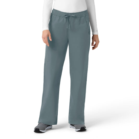 Rugged Flex C52239 Women's Ripstop Boot Cut Cargo Scrub Pants Rolling Thunder