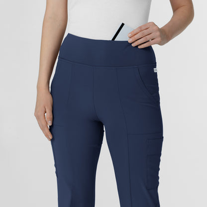 RENEW 5534 Cargo Flare Scrub Pants Navy Model Image Alternate | Wink