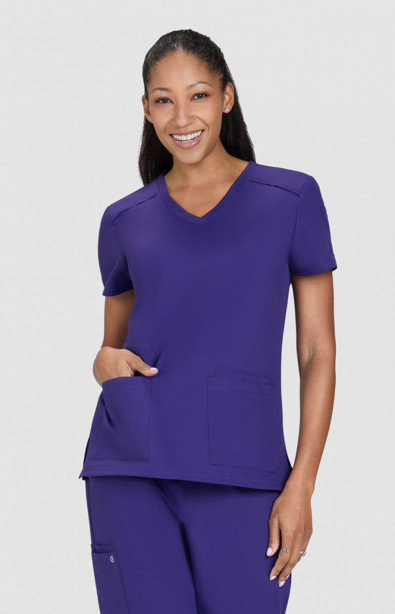 Cureology C101 Cardi Top Grape