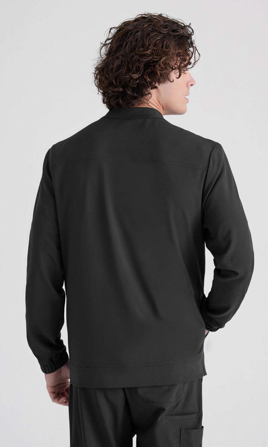 Cleveland Clinic Grey's Anatomy Evolve GSSW887 Cycle Scrub Jacket Black
