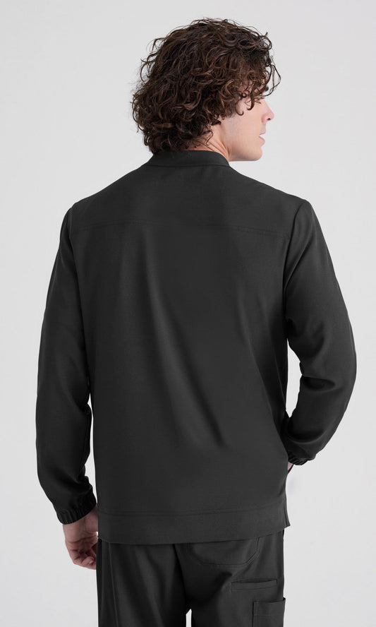 Cleveland Clinic Grey's Anatomy Evolve GSSW887 Cycle Scrub Jacket Black