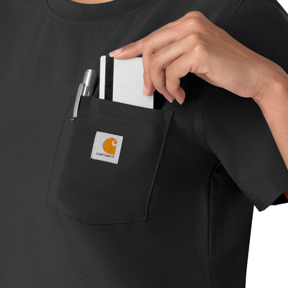 Force Cross-Flex C13510 Women's Crew Neck Scrub Top Black