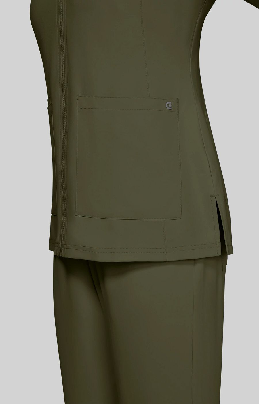 Cureology Geneses Women's 2-Pocket Jacket Olive Green