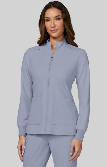 Cureology Geneses Women's 2-Pocket Jacket Platinum Grey