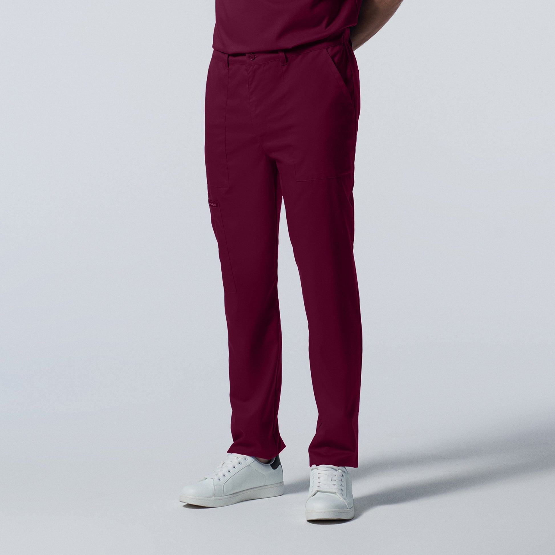 ProFlex LB408 Men's Cargo Scrub Pants Wine Image