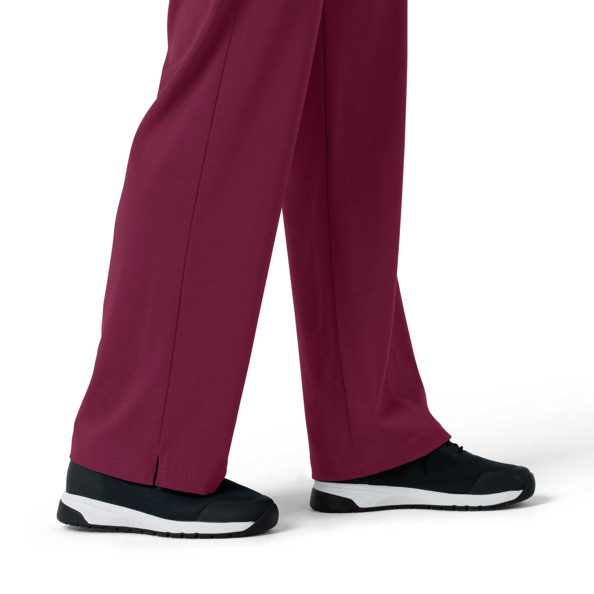 Force Cross-Flex C53310 Boot Cut Scrub Pants Wine Model Image Alternate | Carhartt