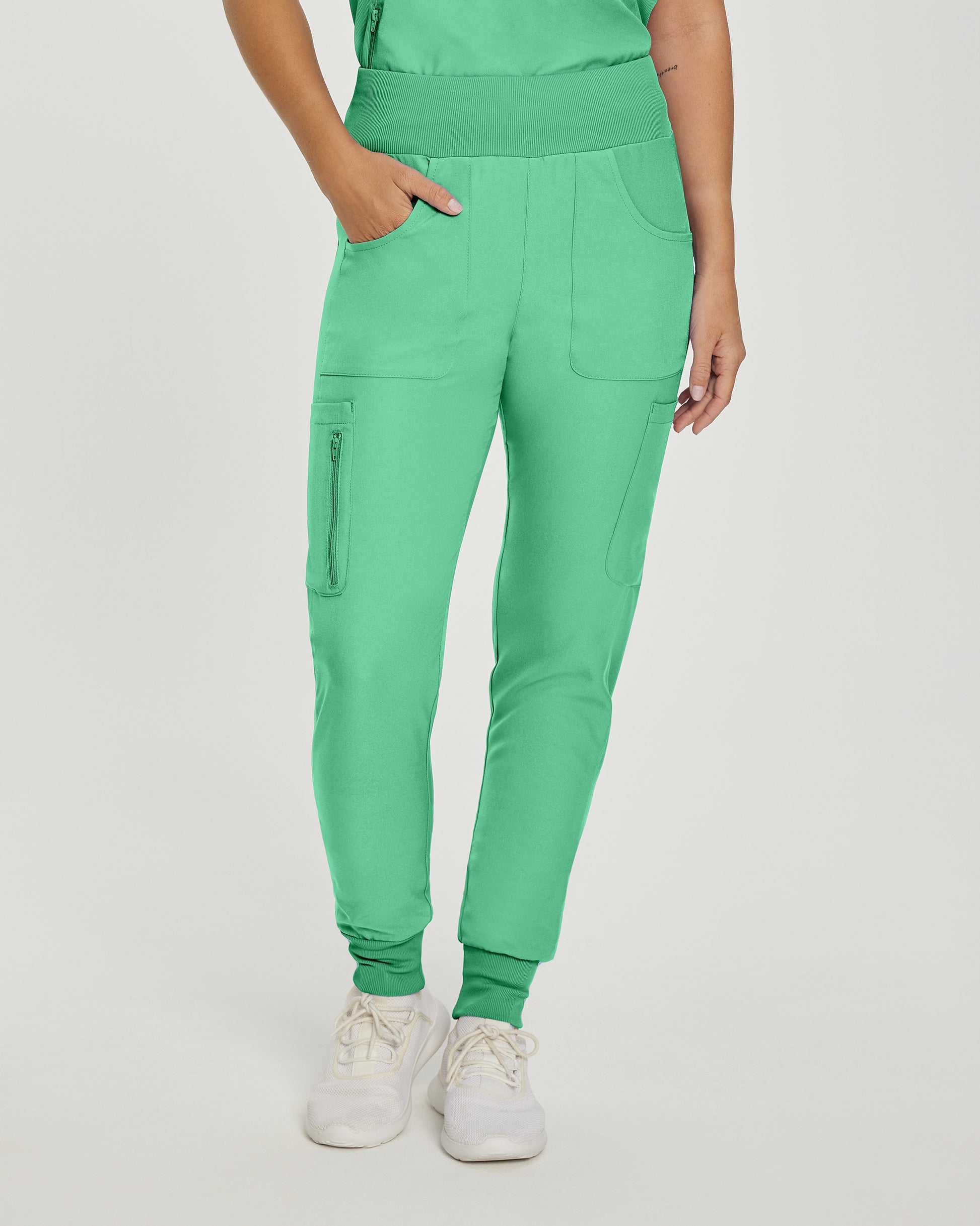 Forward LB401 Women's Jogger Scrub Pants Nu Green Image