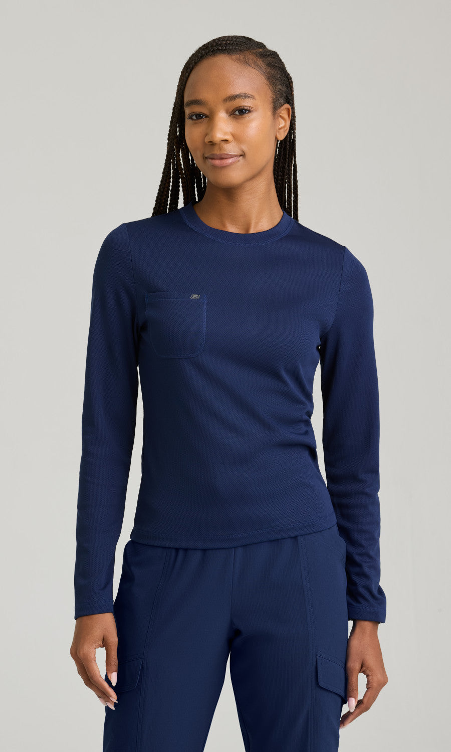 Skechers SKK805 Holly Underscrub Navy - front