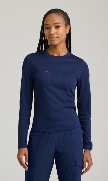 Skechers SKK805 Holly Underscrub Navy - front