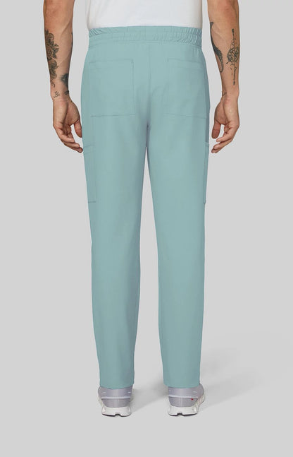 Cureology Neuro Men's 6-Pocket Cargo-Style Scrub Pants Sage