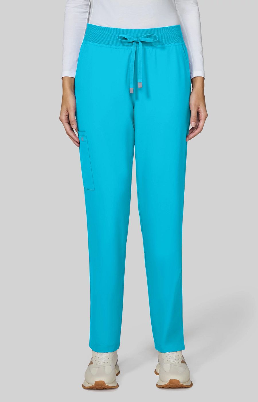 Cureology x koi Atria Women's 7-Pocket Scrub Pant Electric Blue
