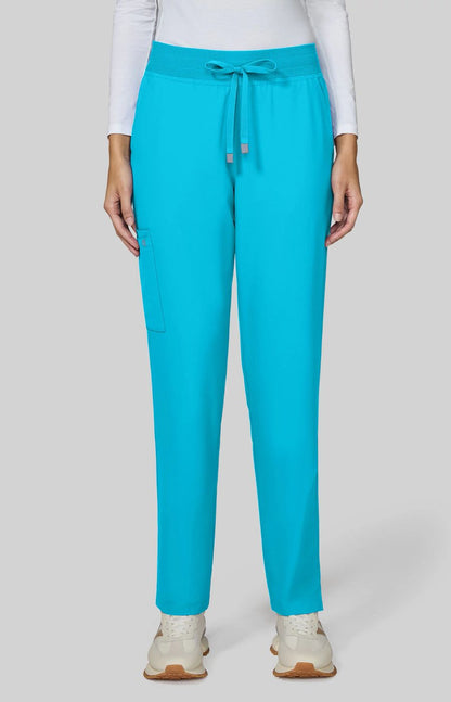 Cureology x koi Atria Women's 7-Pocket Scrub Pant Electric Blue