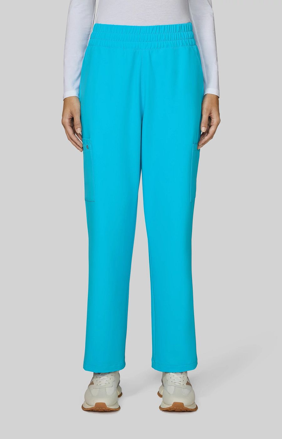 Cureology Saylor Women's 8-Pocket Pant Electric Blue