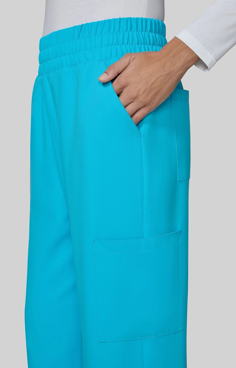Cureology Saylor Women's 8-Pocket Pant Electric Blue