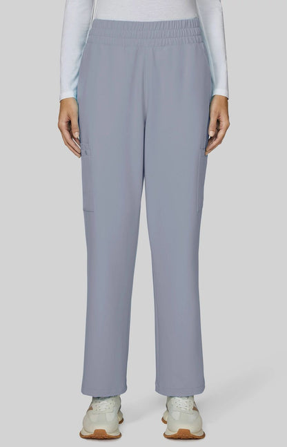 Cureology Saylor Women's 8-Pocket Pant Platinum Grey