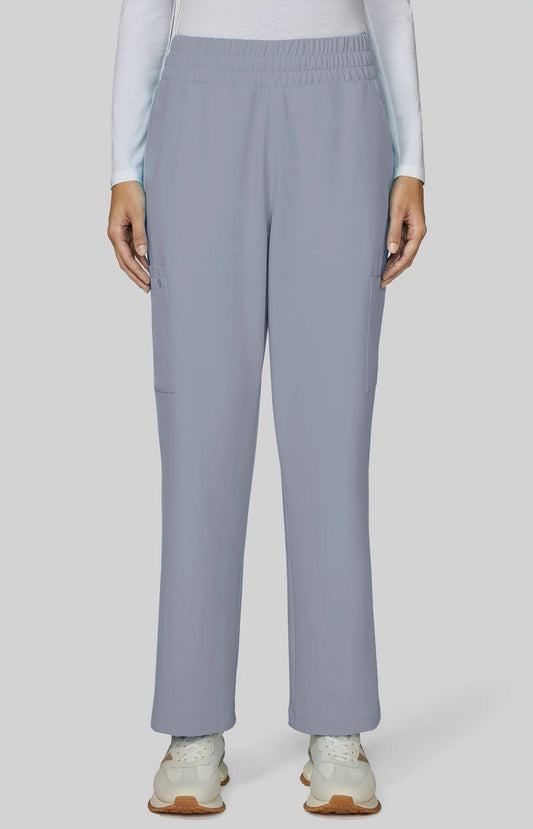 Cureology Saylor Women's 8-Pocket Pant Platinum Grey