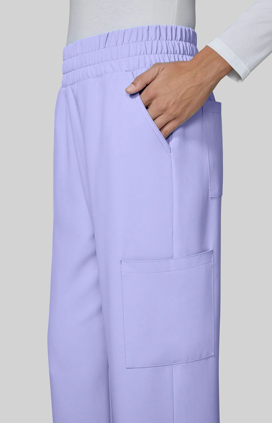 Cureology Saylor Women's 8-Pocket Pant Digital Lavender