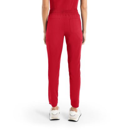 CRFT WB415 Women's Jogger Scrub Pants Racing Red Image