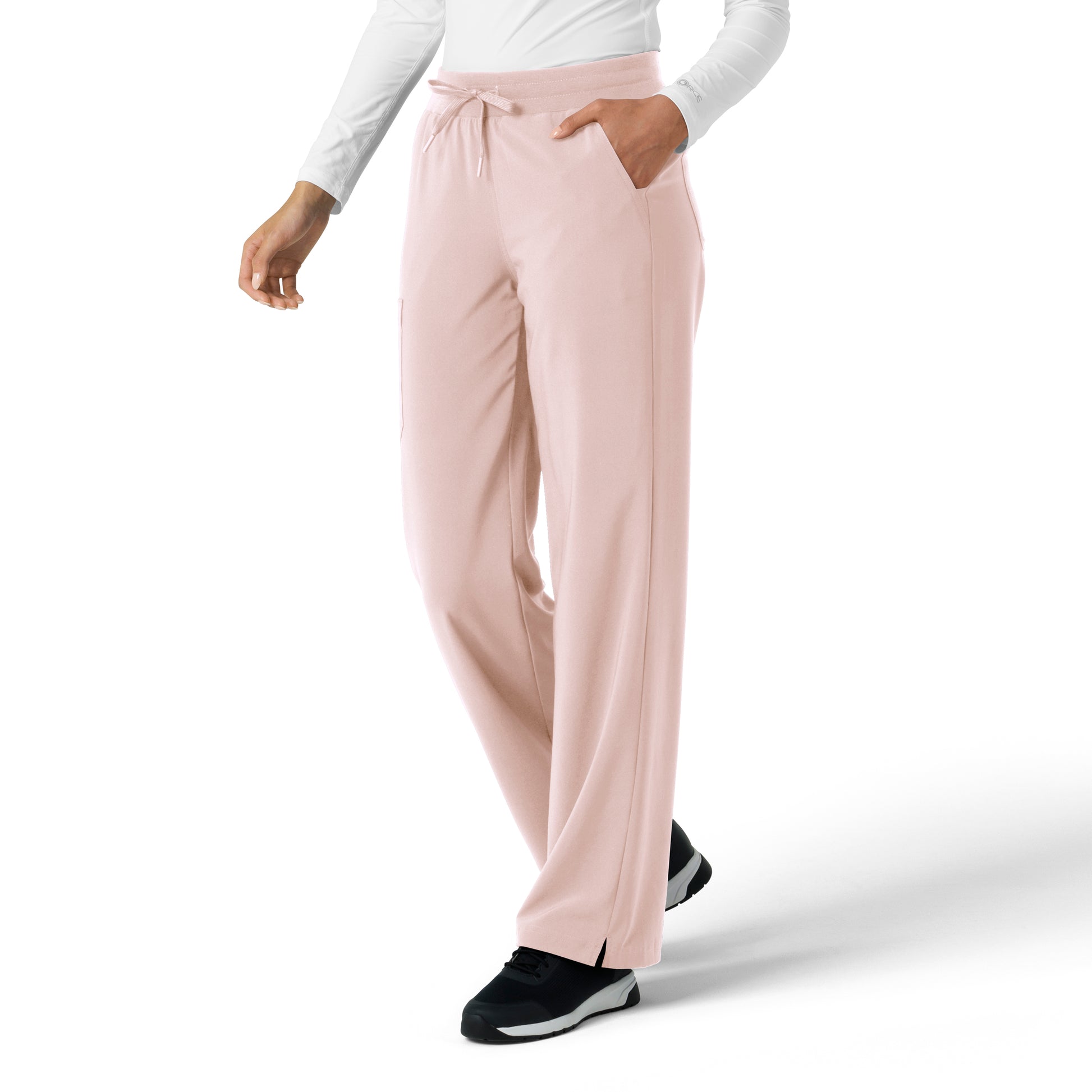 Force Cross-Flex C53310 Women's Boot Cut Scrub Pants Soft Rose