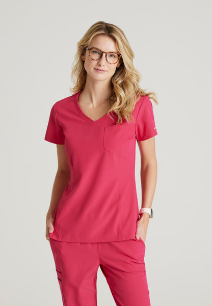 Skechers SKT147 Dignity Scrub Top Vibrance Pink