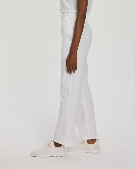 Essentials 8327 Women's Scrub Pants White Image