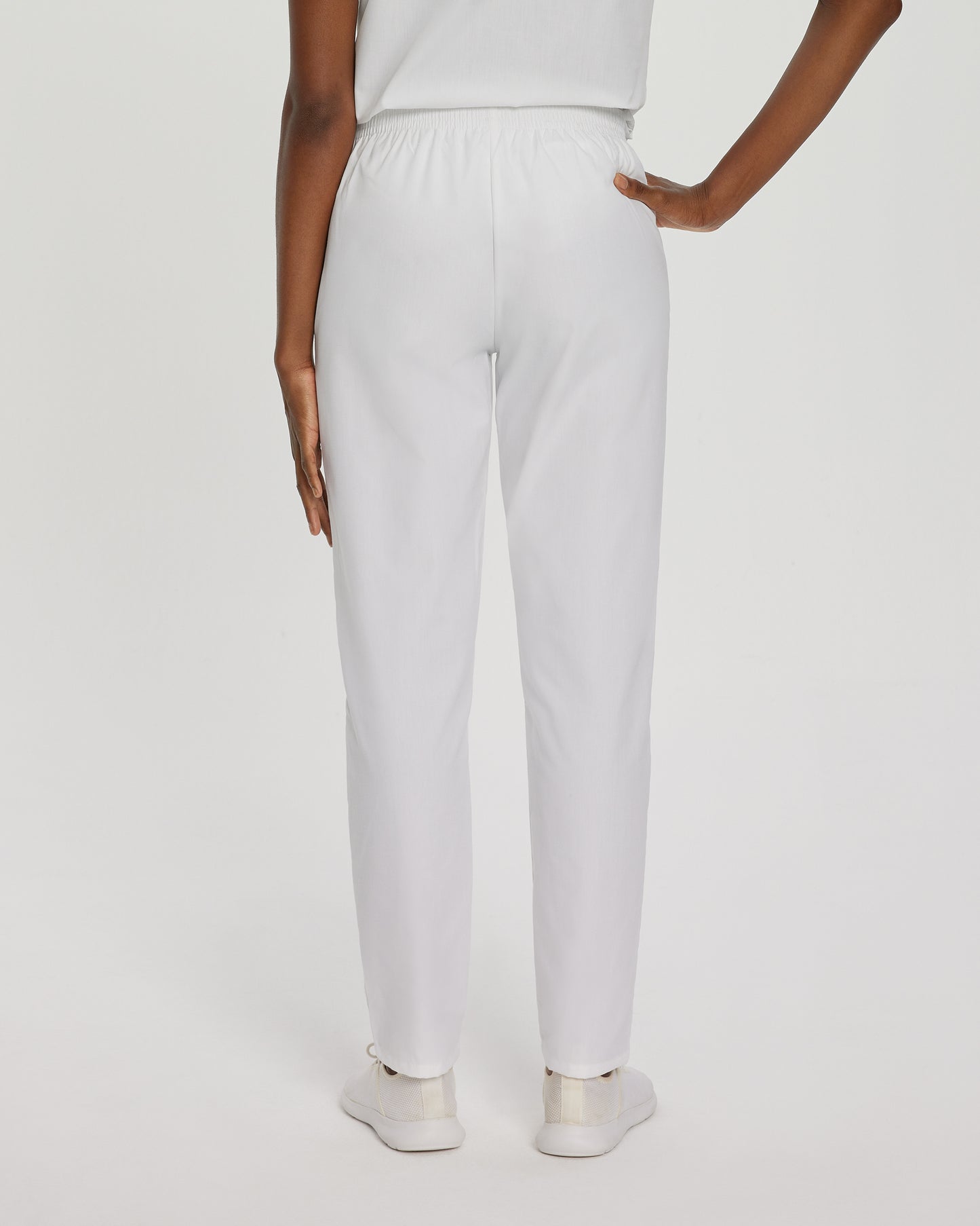 Essentials 8320 Women's Scrub Pants White Image