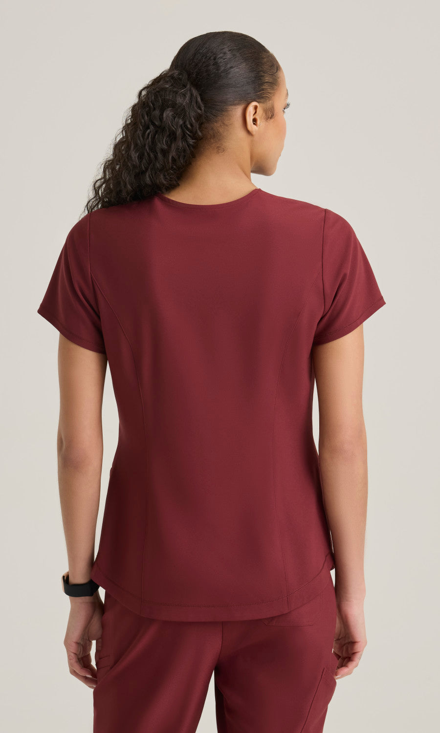 Grey's Anatomy Evolve GSST180 Rhythm Top Chestnut - back