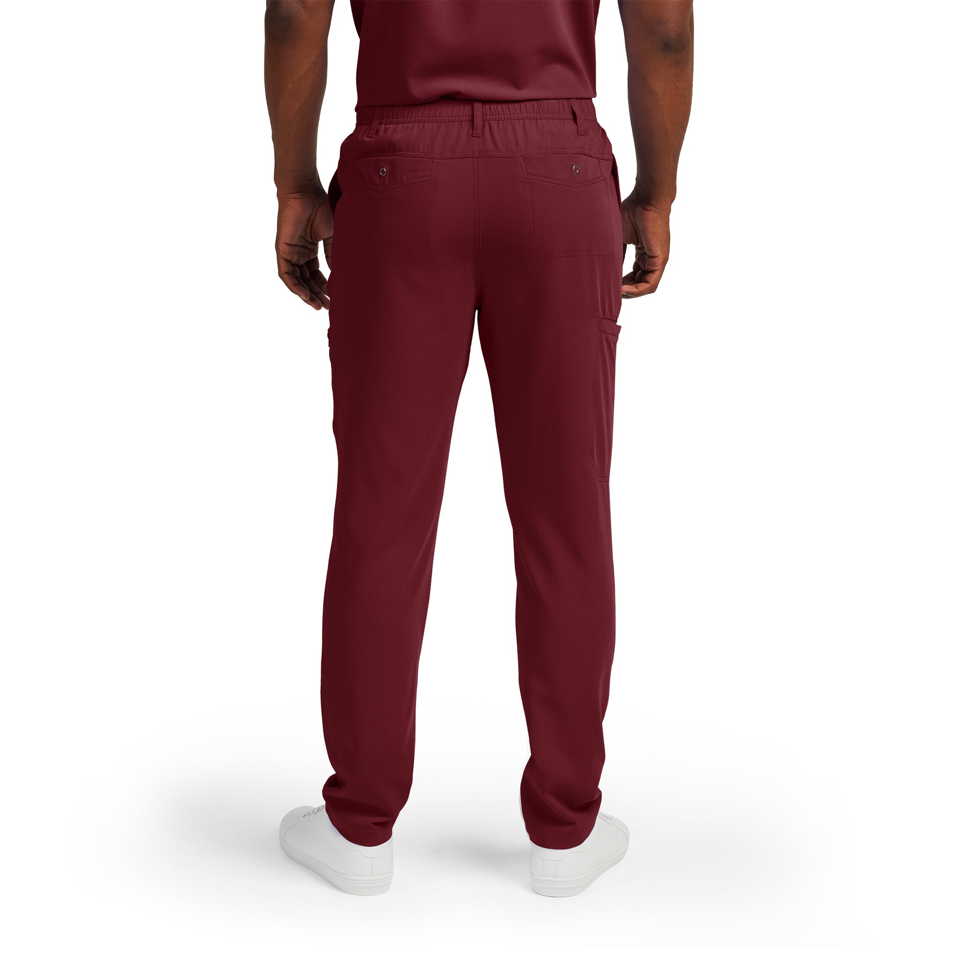 CRFT WB418 Men's Cargo Scrub Pants Wine Image