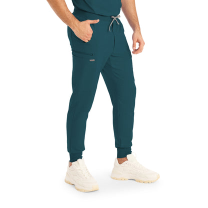 Forward LB409 Men's Jogger Scrub Pants Caribbean Image