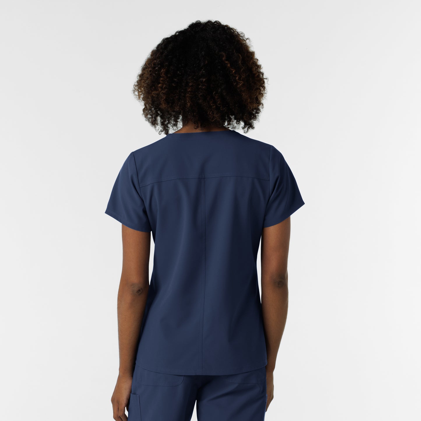 NURTUR 6180 Women's V-Neck Scrub Top Navy