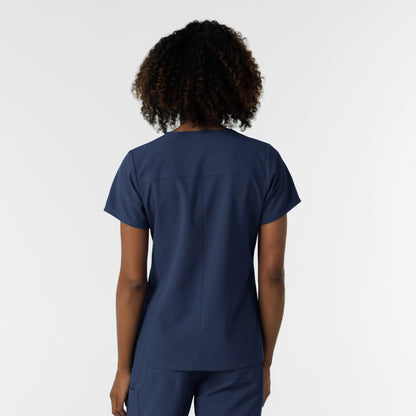 NURTUR 6180 Women's V-Neck Scrub Top Navy