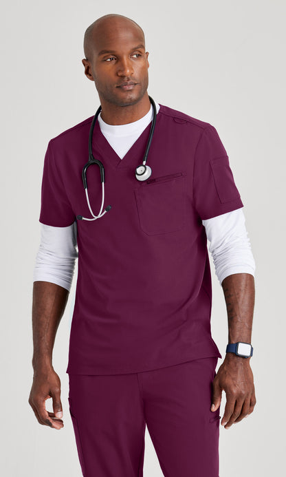 Barco Unify BUT153 Rally Scrub Top Wine